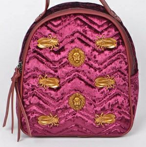 Velvet mini backpack NWT